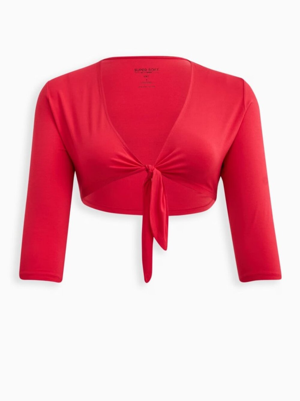 Super Soft Shrug Tie‑Front — Torrid — Size 2 — Pink (Worn Once)